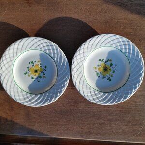 PRETTY Vintage ENOCH WEDGWOOD TUNSTALL Jacqueline Dessert Plate Bread Plate Side